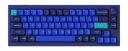 Keychron Q2 QMK Gateron G-PRO Mechanical Keyboard with Knob- RGB- Brown Switch and Costom Hot-swappable - Navy Blue - SW1hZ2U6NTIyMTU3