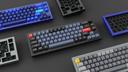 Keychron Q2 QMK Gateron G-PRO Mechanical Keyboard with Knob- RGB- Brown Switch and Costom Hot-swappable - Navy Blue - SW1hZ2U6NTIyMTgw