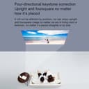 بروجكتر منزلي Wanbo X1 Pro Mini LED Portable Projector بدقة 1080P