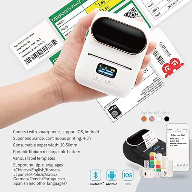 Label Maker - M110 Portable Mini Thermal Label Printer