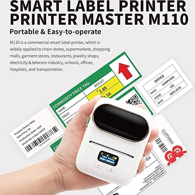 Label Maker - M110 Portable Mini Thermal Label Printer