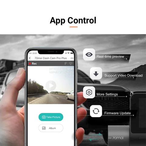 كاميرا مراقبة أمامية للسيارة 70 mai DashCam A400+Rear Cam Set