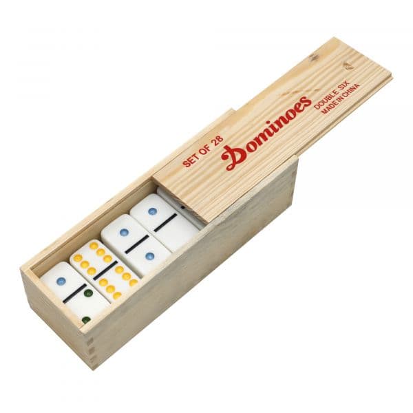 ضامنه أحجار الدومينو صندوق خشب تا سبورت TA Sport Domino Wooden Box