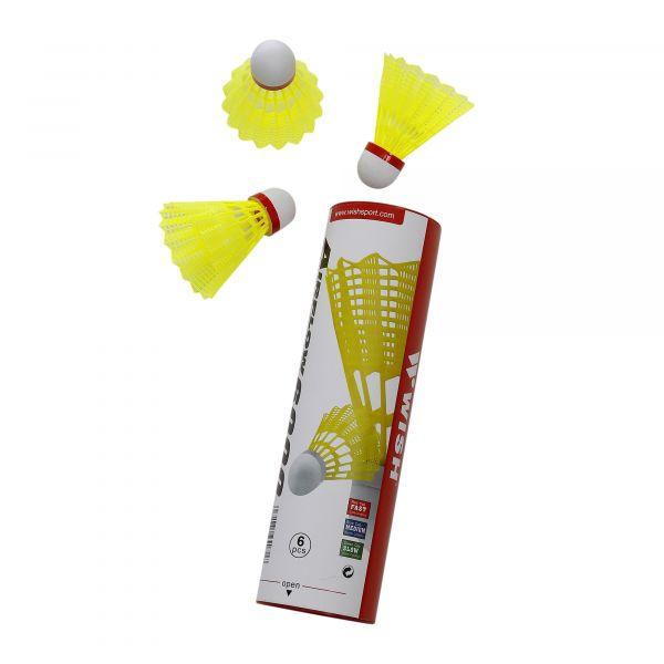 WISH NYLON SHUTTLECOCK 6 PCS RED SPEED AF-6000 YELLOW?