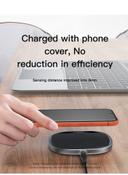 شاحن لاسلكي مكتبي مع شاشة رقمية بقدرة 15 وات | Yesido Digital LED Display Wireless Fast Charger