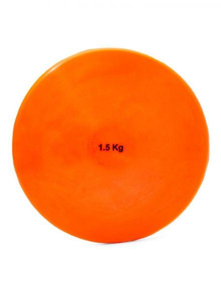 VINEX DISCUS INDOOR PVC WITH RING 1.50 KG ORANGE COLOUR DIS-150 O ORANGE