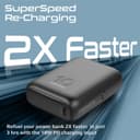 promate Ultra-Compact Power Bank with 20W Power Delivery & Quick Charge 3.1