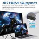 promate 4K High Definition USB-C to Dual HDMI Adapter