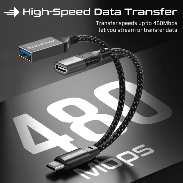 promate USB-C OTG Media Adapter - SW1hZ2U6NTM1MTk3