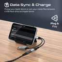 كيبل OTG تحويلة من Lightning إلى USB-C, USB-A promate OTG Media Adapter for iOS Devices