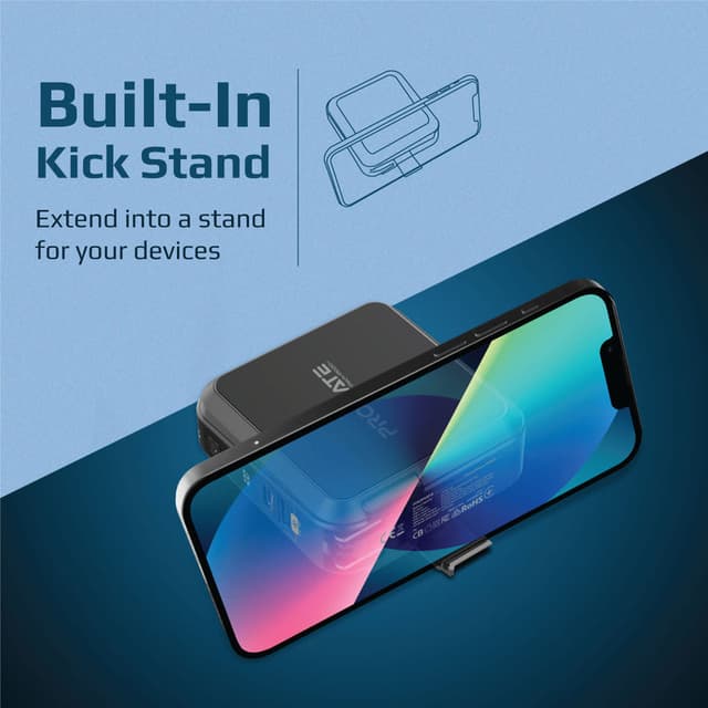 promate 15000mAh Quick Charging Power Bank With AC Charge-in