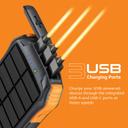 promate 10000mAh Rugged EcoLightâ„¢ Solar Power Bank - SW1hZ2U6NTM2NTE5