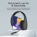 promate Professional Grade Mono On-Ear Wireless Headset