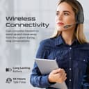 promate Professional Grade Mono On-Ear Wireless Headset