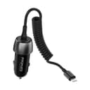 شاحن موبايل للسيارة 33 واط  PROMATE Quick Charging Car Charger with Lightning Connector Cable