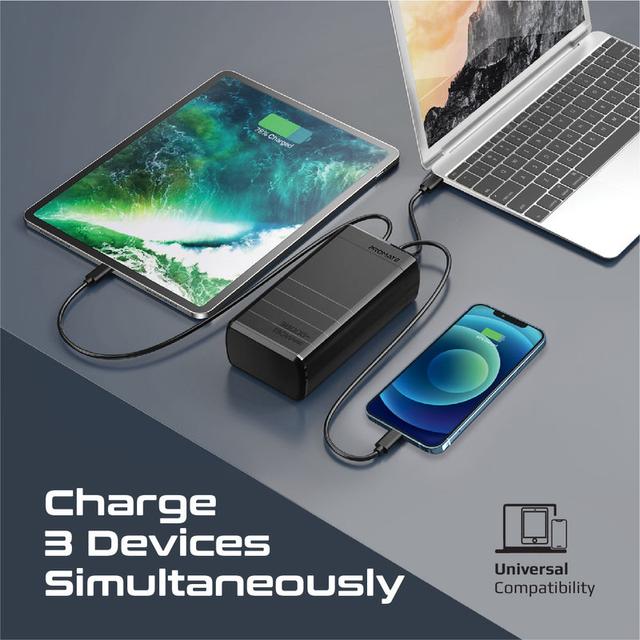 بور بانك 38000 ميللي أمبير 130 واط - يدعم الشحن السريع  PROMATE Quick Charging Power Bank - SW1hZ2U6NTM1NzI5