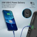 محول كهرباء للمنزل 16 في 1 PROMATE Multi-Socket Surge Protected Power Tower