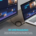 promate 4K@60Hz High-Definition DisplayPort to HDMI Cable