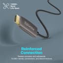 promate 4K@60Hz High-Definition DisplayPort to HDMI Cable