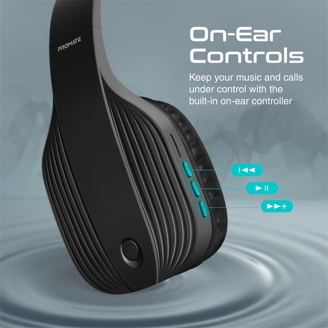 promate High Sonic Performance Wireless Headphones