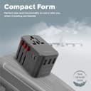 promate Smart Charging Surge Protected Universal Travel Adapter