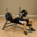 بنش التمارين الرياضية FIXED FLAT BENCH SFB349G W-UPRIGHT -  BODY SOLID
