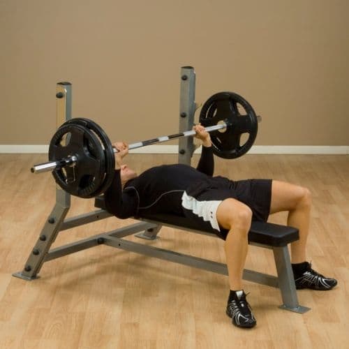 بنش التمارين الرياضية FIXED FLAT BENCH SFB349G W-UPRIGHT -  BODY SOLID