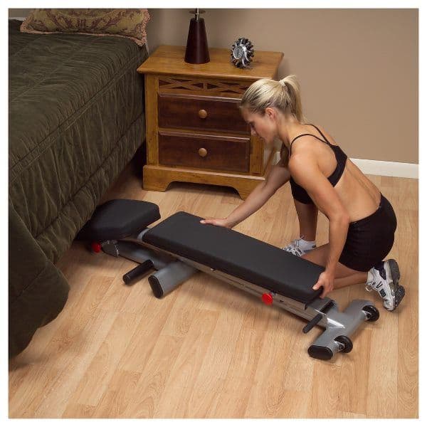 كرسي بنش متعدد المستويات - أسود BODY SOLID FLAT INCLINE DECLINE BENCH