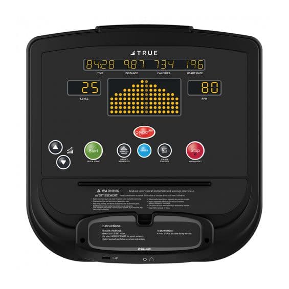 جهاز الكارديو اوبتكال الإحترافي True Fitness Commercial-400 Elliptical with Console XC400-19