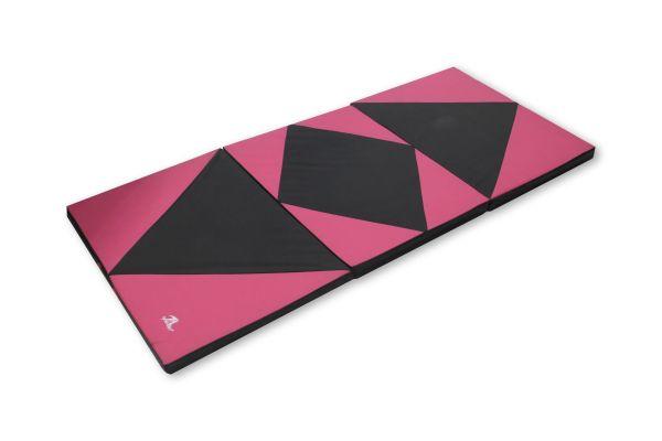 Ta Sport 3FOLD SPORTS MAT 1.8M*0.8M*5CM YJ11 2SIDE BLK/PIN - SW1hZ2U6NTUyNjM4