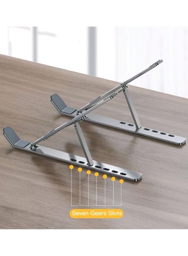 ستاند لابتوب متعدد الزوايا رمادي | Seven Gear Adjustable Laptop Stand