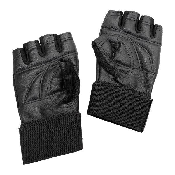 قفازات تمارين رياضية بنصف إصبع للرجال - مقاس وسط  TA SPORT TRAINING GLOVES - SW1hZ2U6NTUyOTY3