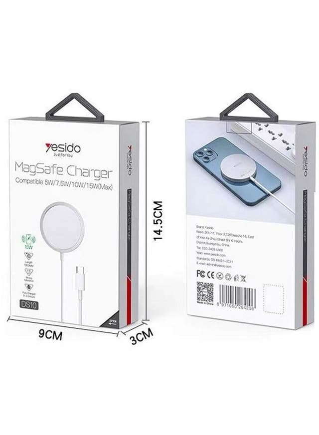 شاحن لاسلكي لأجهزة آبل مغ سيف 15 وات | Magsafe Charger Compatible