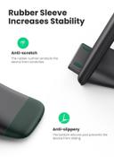شاحن لاسلكي ( 15W ) - اسود UGREEN -  Fast Wireless Charger Stand Pad for iPhone 13 Pro 12 Pro Max 12 Pro 11 XS Max X 8P Samsung S20+ S20 S10 Note10 S9 Airpods 2 Pro