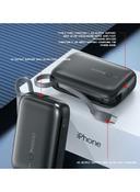 باور بانك 10000mAh أسود YP18 Supper Mini Powerbank - Yesido