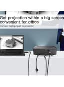 وصلة بروجكتر للجوال 1.8 متر أسود يسيدو  Yesido Black 1.8M USB-C To HDMI Adapter - 207038