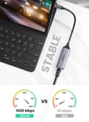 UGREEN USB C to Ethernet Adapter Gigabit RJ45 Wired Network Thunderbolt 3 LAN Compatible with MacBook Surface Pro iPad Pro 2021 Switch PS5 XPS15 13 Galaxy Tabs