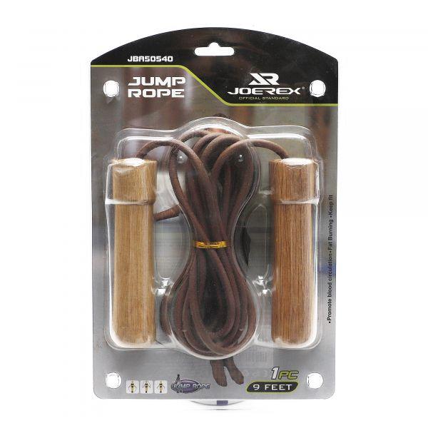 حبل تمرين القفز السريع - 3 متر  JOEREX LEATHER WEIGHTED JUMP ROPE