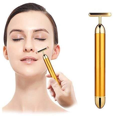 Enery Beauty Bar Vibration Facial Roller Massager Stick