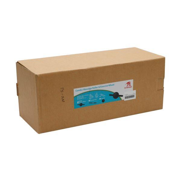 عجلة تمرين كروية - أسود Ta Sport - COMBO MASSAGE ROLLER & EXERCISE WHEEL