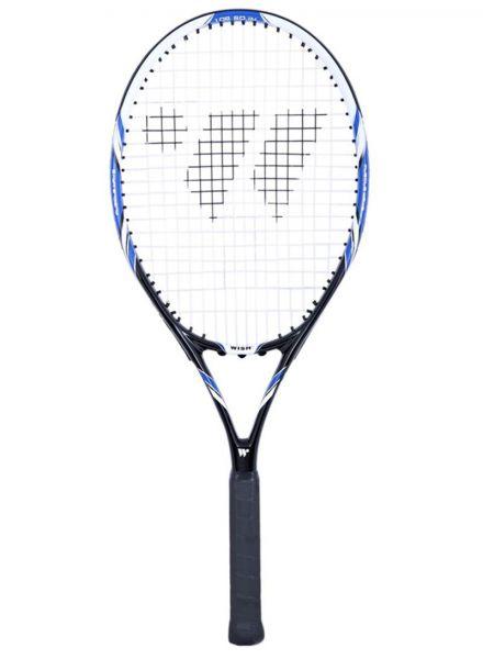 مضرب تنس 27 بوصة - أزرق وأسود WISH TENNIS RACKET 27'' 599 FULL COVER - SW1hZ2U6NTUzMzM0