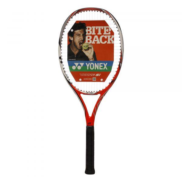 مضرب تنس 27 بوصة - أبيض برتقالي YONEX TENNIS RACKET VCORE Si