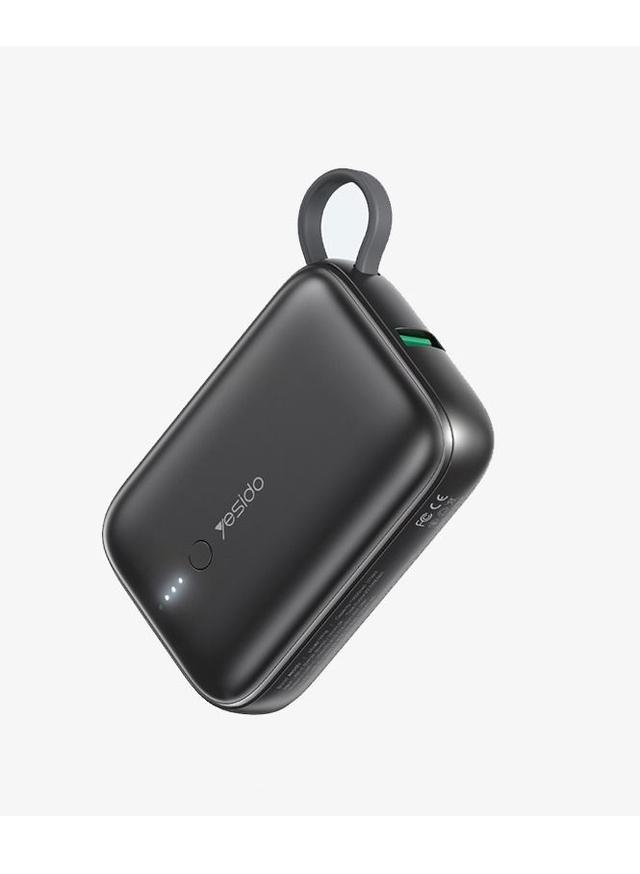 باور بانك 10000mAh أسود YP18 Supper Mini Powerbank - Yesido
