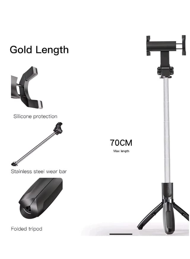 Yesido SFII Wireless Selfie Stick Tripod With Remote Control