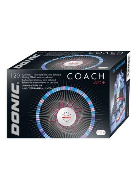 DONIC COACH TT BALL 120 PCS/BOX 550261 WHITE