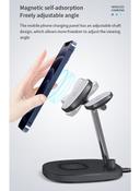 قاعدة شاحن ايفون لاسلكي 4 في 1 يسديو Yesido 4 in1 Wireless Charger Adapter