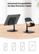UGREEN Tablet Stand Foldable iPad Holder Metal Compatible With iPad/Pro /12.9 /2021/ 8th Generation / Mini Air 2021 Samsung Tab iPhone 13/13mini/13 Pro/13 Pro Max