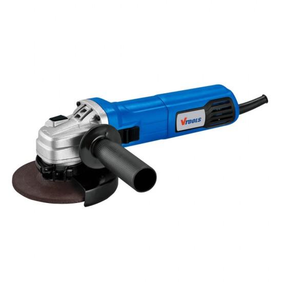 صاروخ جلخ كهربائي 600 وات  Vtools 600W 115mm Professional Angle Grinder + Free 10 Piece 115mm Stainless Steel - SW1hZ2U6NTU2Mzkz