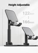 UGREEN Mobile Stand Adjustable Phone Holder and Foldable Cellphone Mount Metal Desk Dock Compatible for iPhone 13 Mini/ Pro/ Pro Max /12/ 11 SE X XS Galaxy