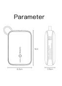 باور بانك 10000mAh أسود YP18 Supper Mini Powerbank - Yesido